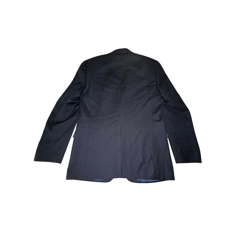 Lauren Ralph Lauren Blazer Men 40 L‎ Blue Wool Blend Sport Coat Single Breasted